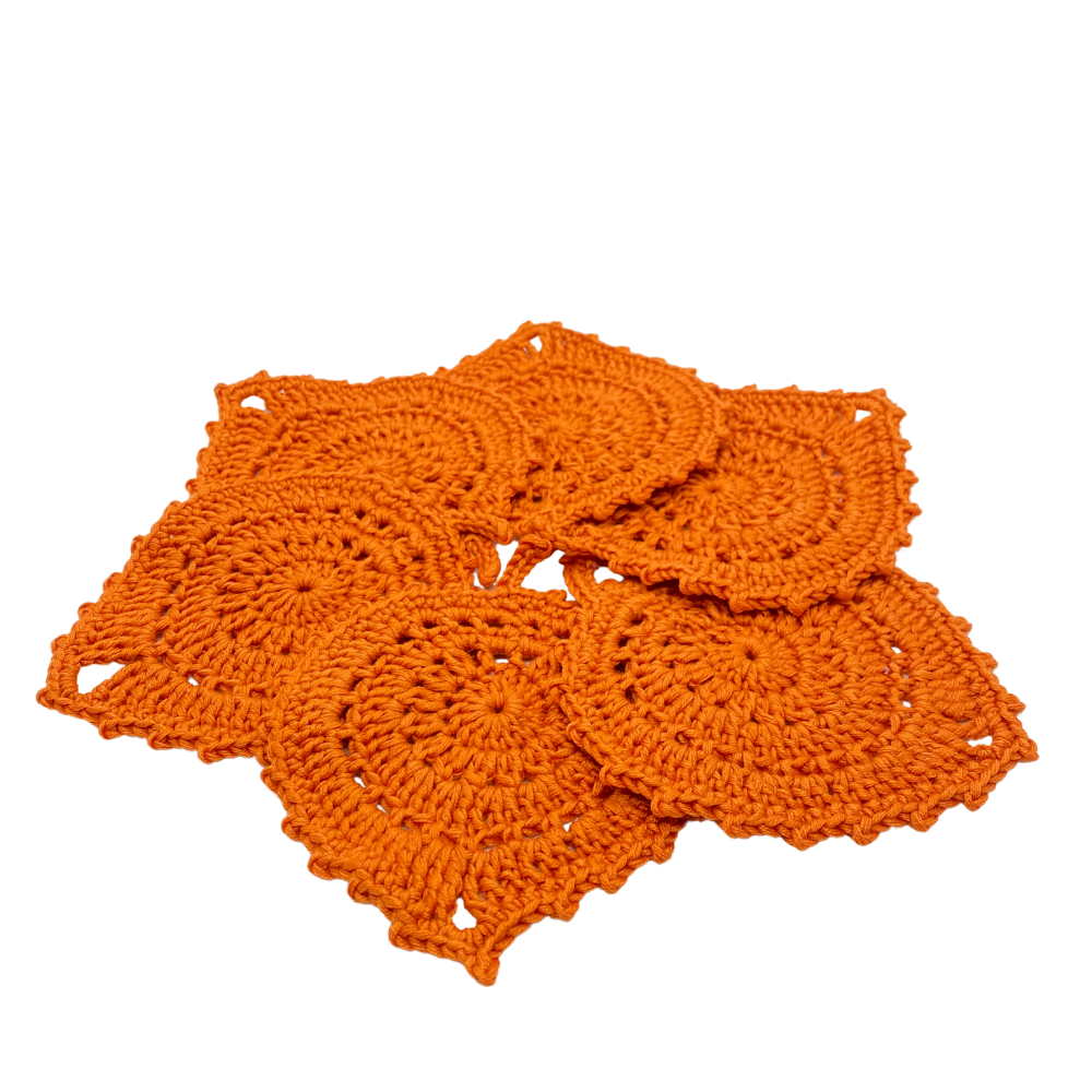 Bladformede glassbrikker 6-pk