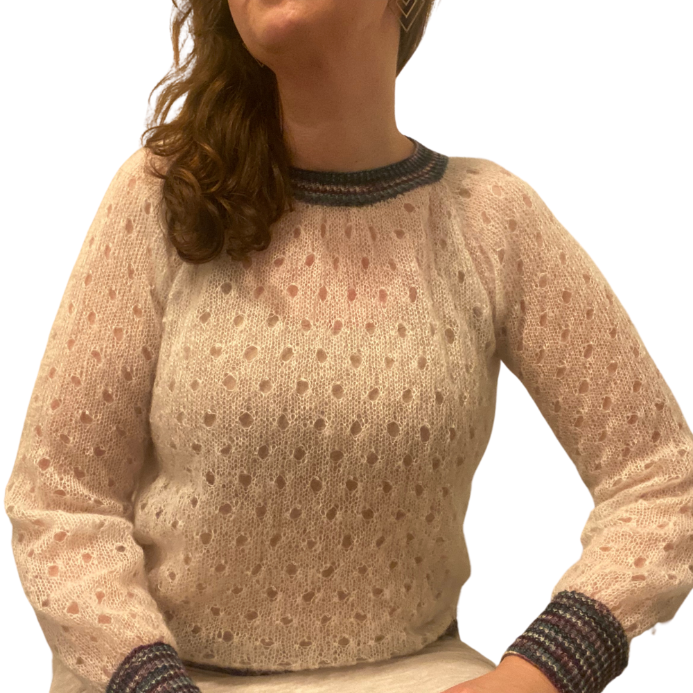 Bubbles topp strikkeoppskrift