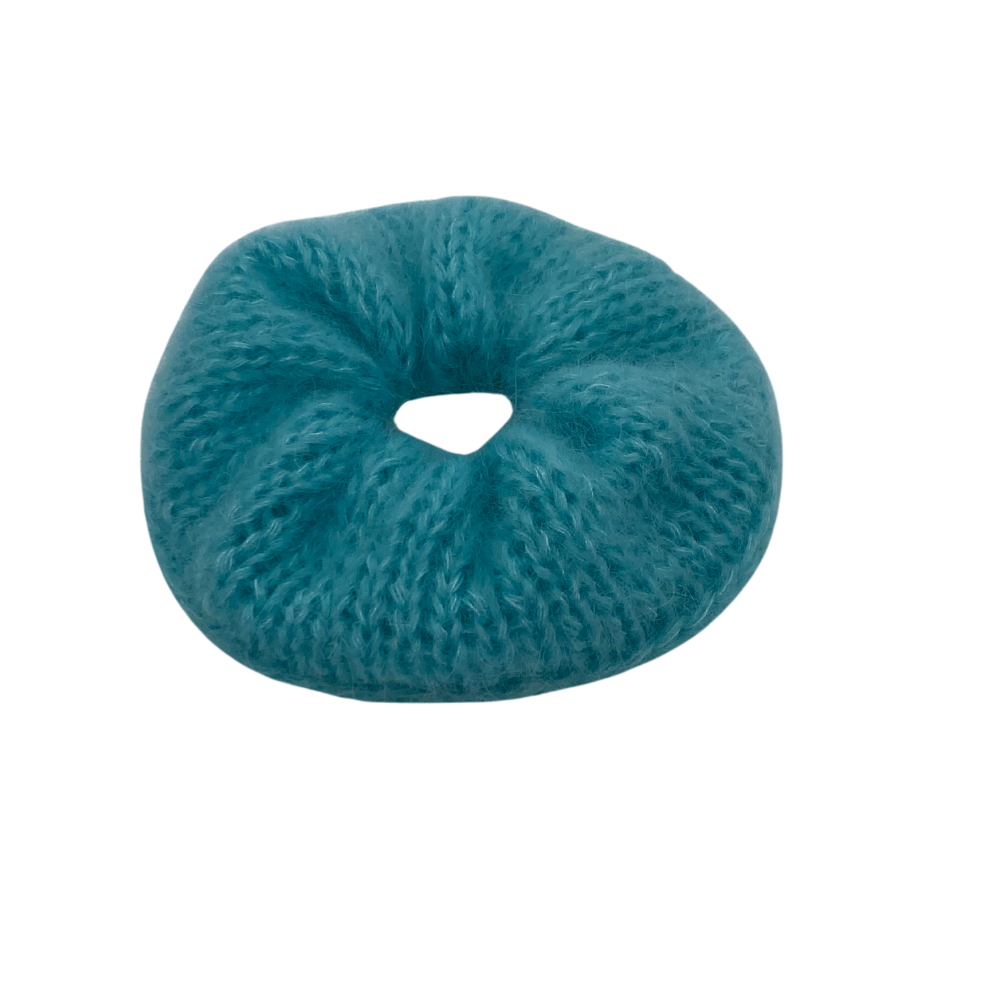 Scrunchie av mohair og silke