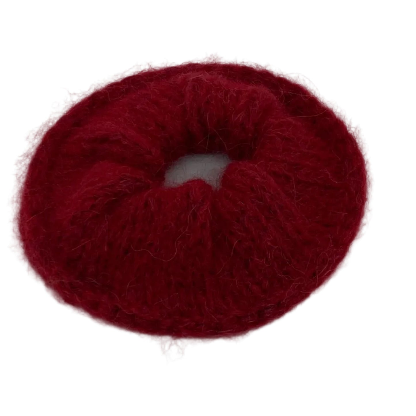 Scrunchie av mohair og silke