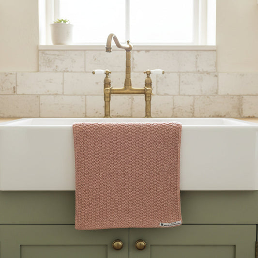 Håndkle med røsslyngmotiv