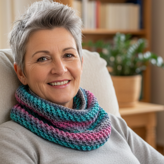 Lekker og varm hals ombré til dame