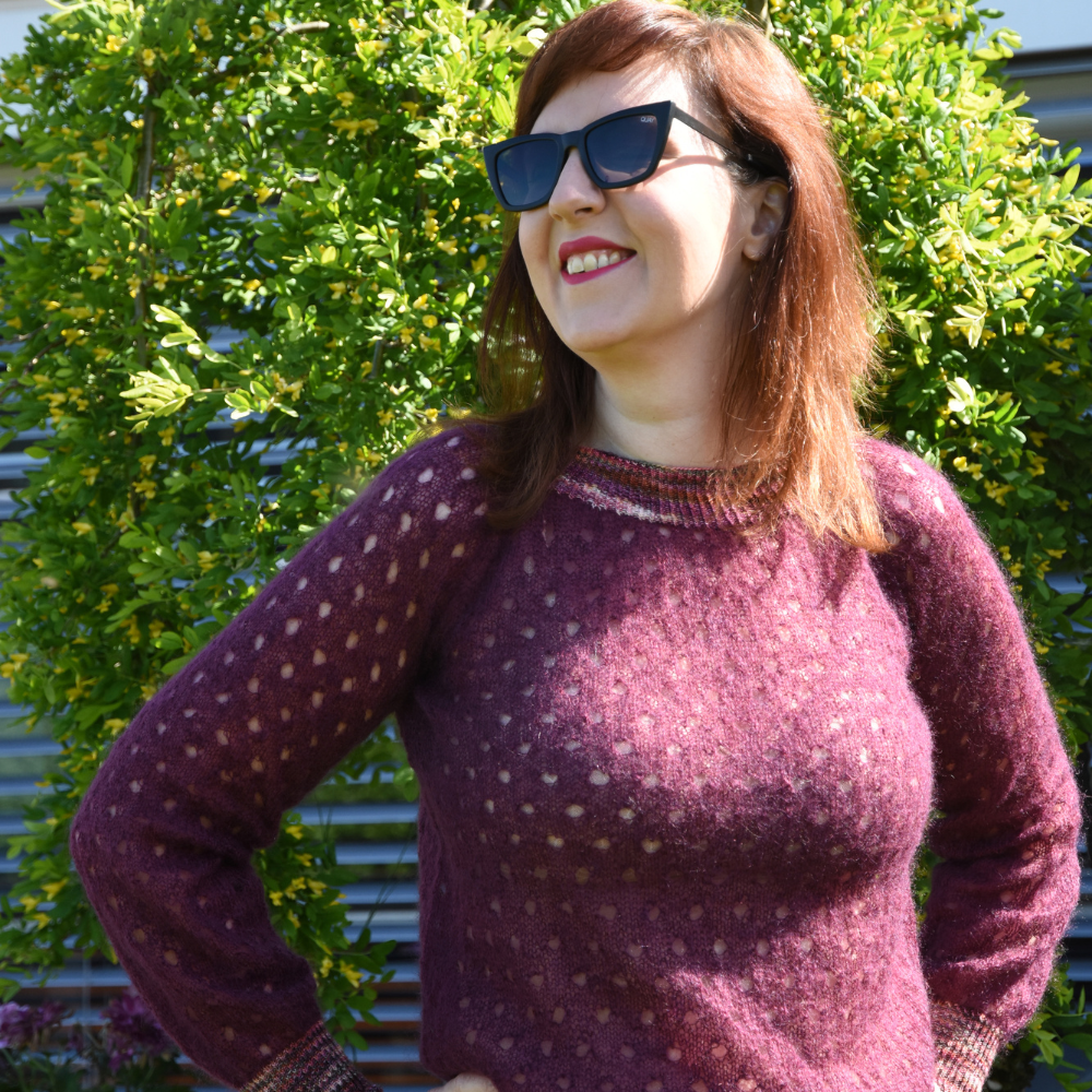 Bubbles topp strikkeoppskrift