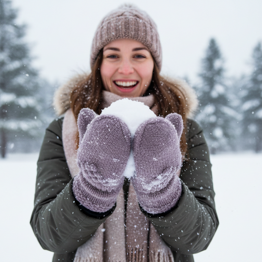 Snølykt votter til dame
