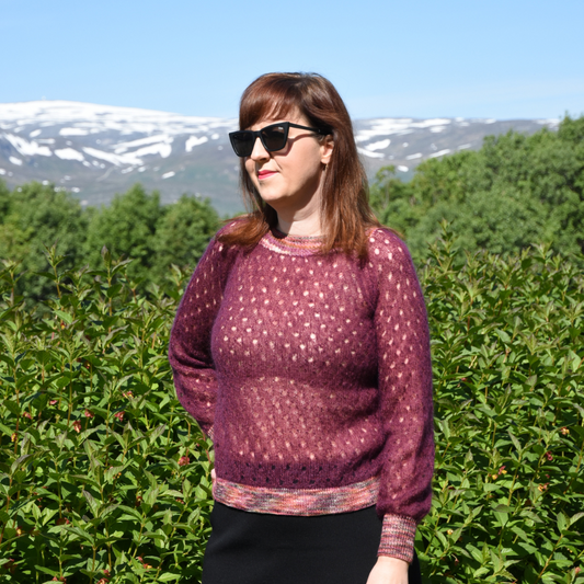 Bubbles topp strikkeoppskrift