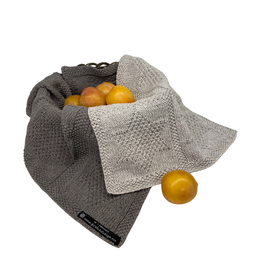 Stjernedryss kjøkkensett strikkeoppskrift